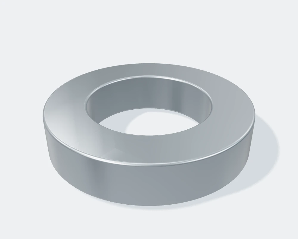 Round 10 demonstration spacer, round outer profile and central opening