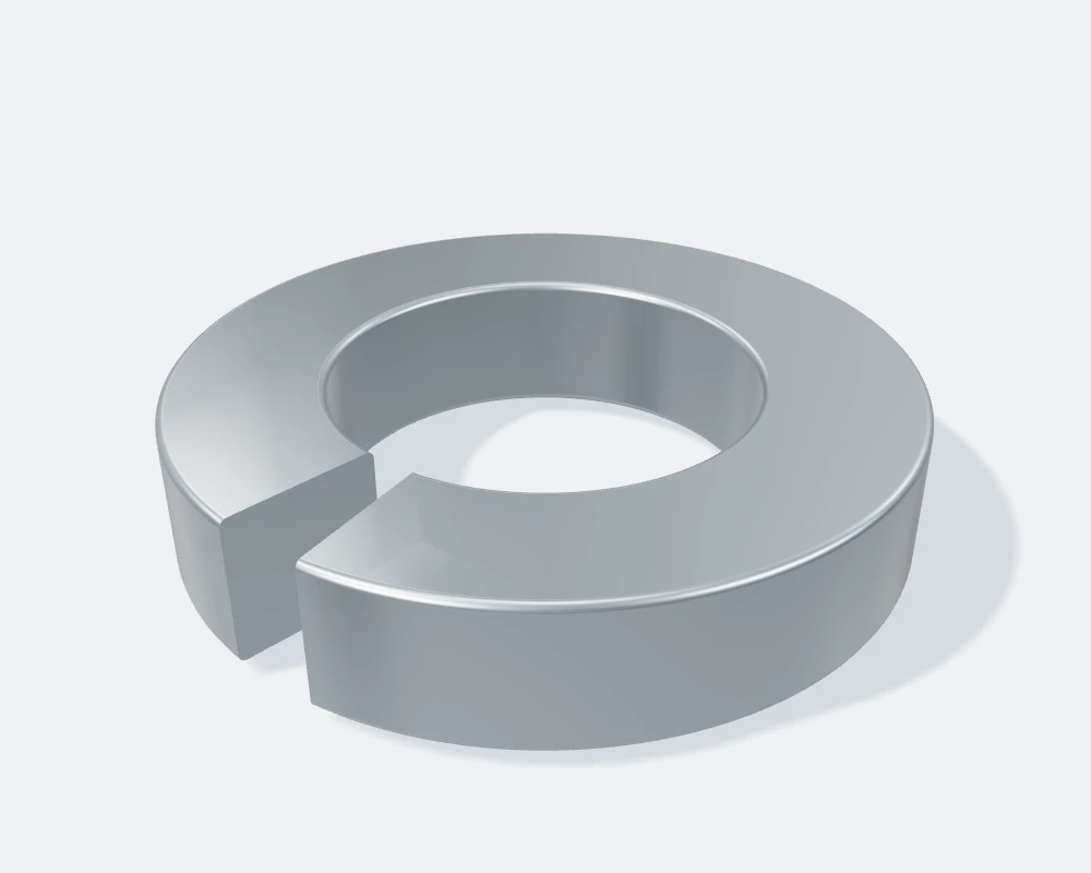 Split 10 demonstration spacer, split outer profile and central opening